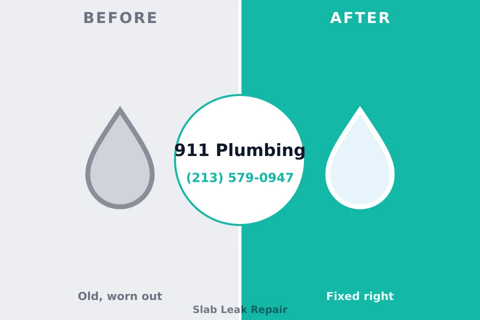Before and after: plumbing repair New Albany, OH